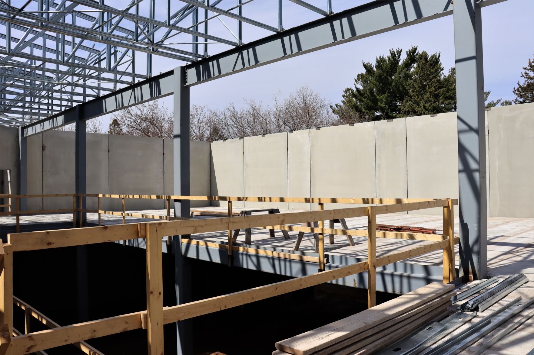 Chippewa Area History Center construction progress